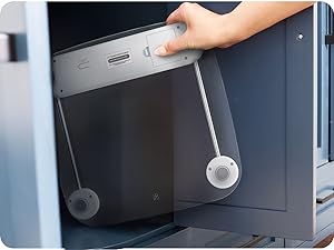 Greater Goods AccuCheck Digital Scale for Body Weight - Accurate Digital Bathroom Scale with High-Precision Sensors, Large Easy-to-Read Backlit Display, 400 lb Capacity, Auto Step-On (Clear)