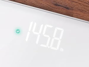 Greater Goods AccuCheck Digital Scale for Body Weight - Accurate Digital Bathroom Scale with High-Precision Sensors, Large Easy-to-Read Backlit Display, 400 lb Capacity, Auto Step-On (White)