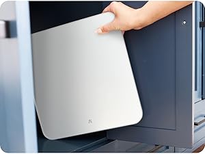 Greater Goods AccuCheck Digital Scale for Body Weight - Accurate Digital Bathroom Scale with High-Precision Sensors, Large Easy-to-Read Backlit Display, 400 lb Capacity, Auto Step-On (White)