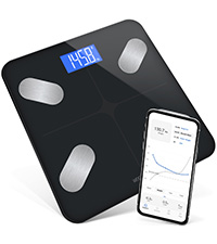 Greater Goods AccuCheck Digital Scale for Body Weight - Accurate Digital Bathroom Scale with High-Precision Sensors, Large Easy-to-Read Backlit Display, 400 lb Capacity, Auto Step-On (White)