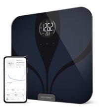 Greater Goods AccuCheck Digital Scale for Body Weight - Accurate Digital Bathroom Scale with High-Precision Sensors, Large Easy-to-Read Backlit Display, 400 lb Capacity, Auto Step-On (White)
