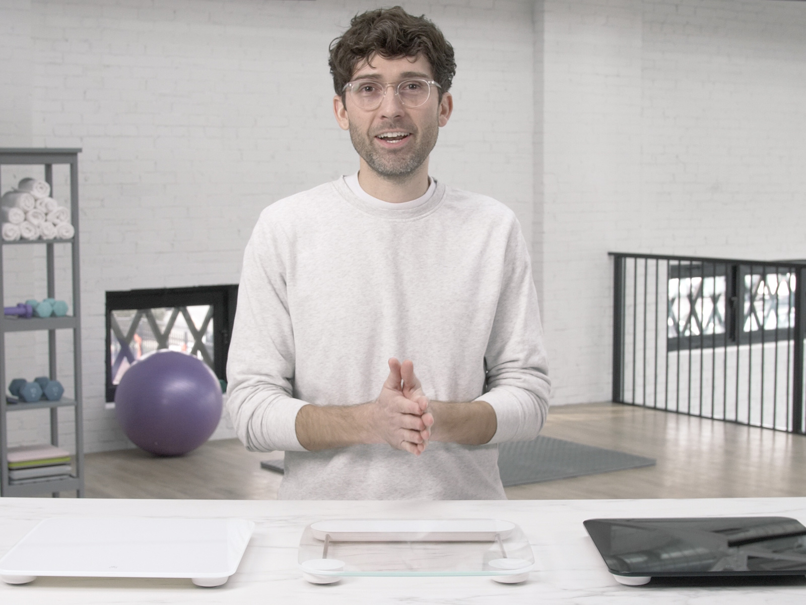 Greater Goods AccuCheck Digital Scale for Body Weight - Accurate Digital Bathroom Scale with High-Precision Sensors, Large Easy-to-Read Backlit Display, 400 lb Capacity, Auto Step-On (White)