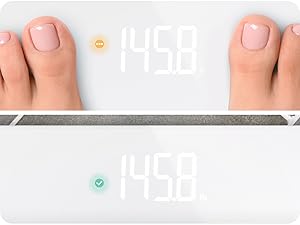 Greater Goods AccuCheck Digital Scale for Body Weight - Accurate Digital Bathroom Scale with High-Precision Sensors, Large Easy-to-Read Backlit Display, 400 lb Capacity, Auto Step-On (White)