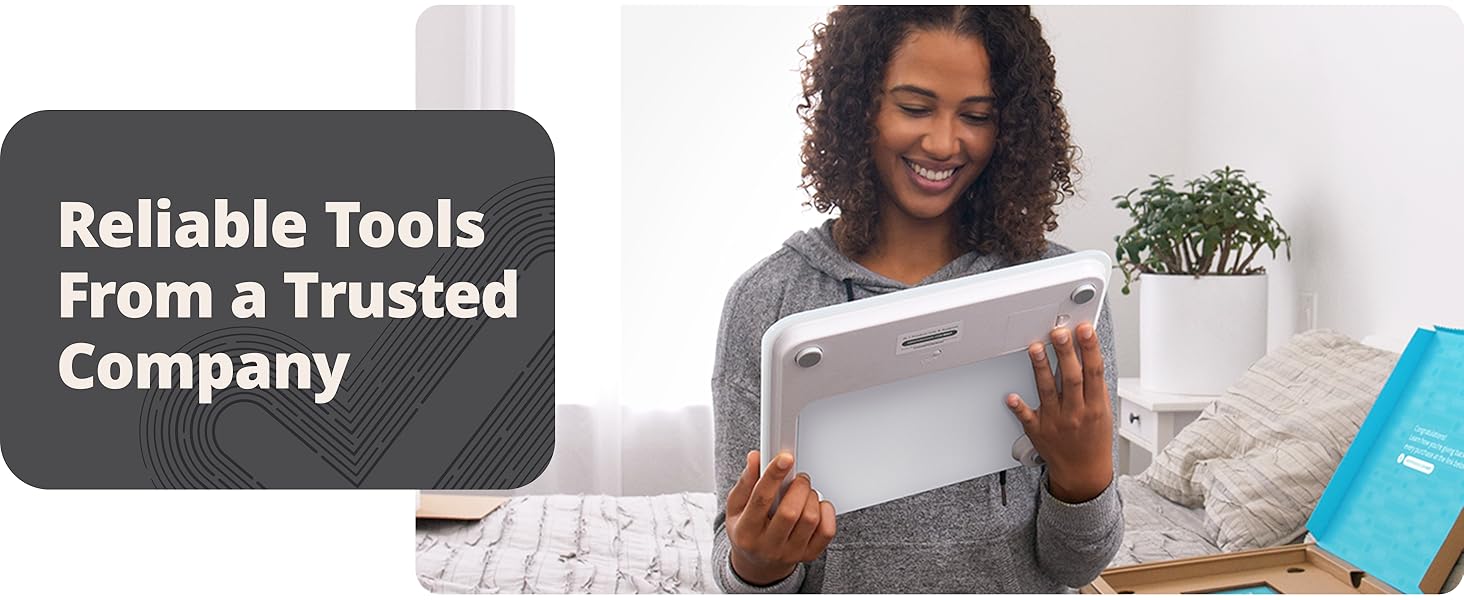 Greater Goods AccuCheck Digital Scale for Body Weight - Accurate Digital Bathroom Scale with High-Precision Sensors, Large Easy-to-Read Backlit Display, 400 lb Capacity, Auto Step-On (White)