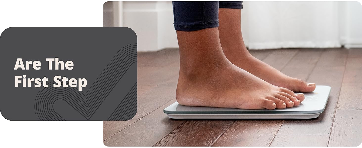 Greater Goods AccuCheck Digital Scale for Body Weight - Accurate Digital Bathroom Scale with High-Precision Sensors, Large Easy-to-Read Backlit Display, 400 lb Capacity, Auto Step-On (White)