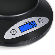 THINKSCALE Digital Kitchen Scale, Highly Accurate 5000g/11lb x 0.1oz, Food Scale for Cooking, Baking and Weight Loss, Kitchen Scale with Bowl 2 Modes and Tare Features, Back-lit LCD Display