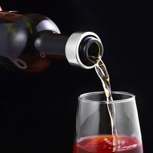 12pcs Stainless Steel Wine Bottle Collars: Classy Wine Collar Drip Rings, Simple Wine Stopper with Velvet Felt, Small Handy Gadgets for Kitchen and Bar