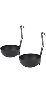 2PCS Pancake Maker Mold, 7 Cavity Star/Heart Shape Nonstick Reusable Silicone Egg Mold Ring with Handle Kitchen Cooking Baking Tools for Muffin Fried Egg Burger