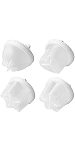 2PCS Pancake Maker Mold, 7 Cavity Star/Heart Shape Nonstick Reusable Silicone Egg Mold Ring with Handle Kitchen Cooking Baking Tools for Muffin Fried Egg Burger