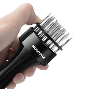 Meat Tenderizer Tool Stainless Steel Needle Ultra Sharp 24 Blades Tenderizer Tool for Tenderizing Beef Chicken Steak Veal Pork