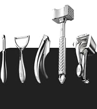 Vegetable Peeler, Premium Stainless Steel Potato Peeler, High Tensile Ultra Sharp Blade Fruit and Food Slicer, I Shaped with Ergonomic Non-Slip Handle, Dishwasher Safe with 5 Years Warranty