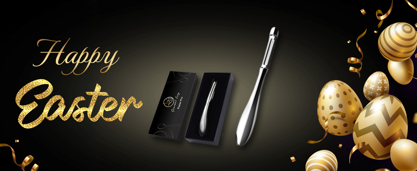 Vegetable Peeler, Premium Stainless Steel Potato Peeler, High Tensile Ultra Sharp Blade Fruit and Food Slicer, I Shaped with Ergonomic Non-Slip Handle, Dishwasher Safe with 5 Years Warranty