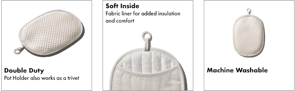 OXO Good Grips Silicone Pot Holder, Oat