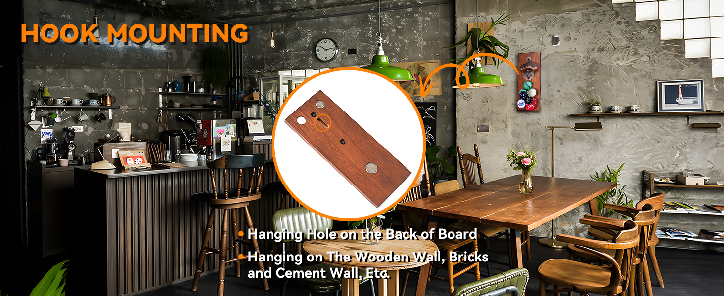 Gifts for Men Dad, Magnetic Beer Bottle Opener Wall Mounted with Auto Catch, Unique Beer Gifts for Men Him Boyfriend Grandpa Husband Uncle, Cool Gadgets for Birthday Housewarming Presents