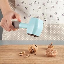 Meat Tenderizer Hammer Mallet With Comfort Grip Rubber Handle, Dual-Sided Meat Pounder For Tenderizing Steak, Beef, Chicken, Lamb, Vegetable, Minced Meat And Hard Candy, Easy To Clean