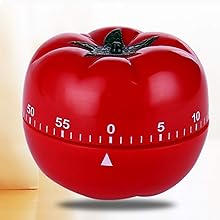 Cute Tomato Shape 360 Degree Rotating Kitchen Cooking Timer Kitchen Craft Mechanical Wind Up 60 Minutes Timer