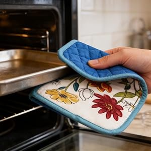 Potholders for Kitchens-Hot Pads-Hot Pads for Kitchen Counter Set-9x 7 inch