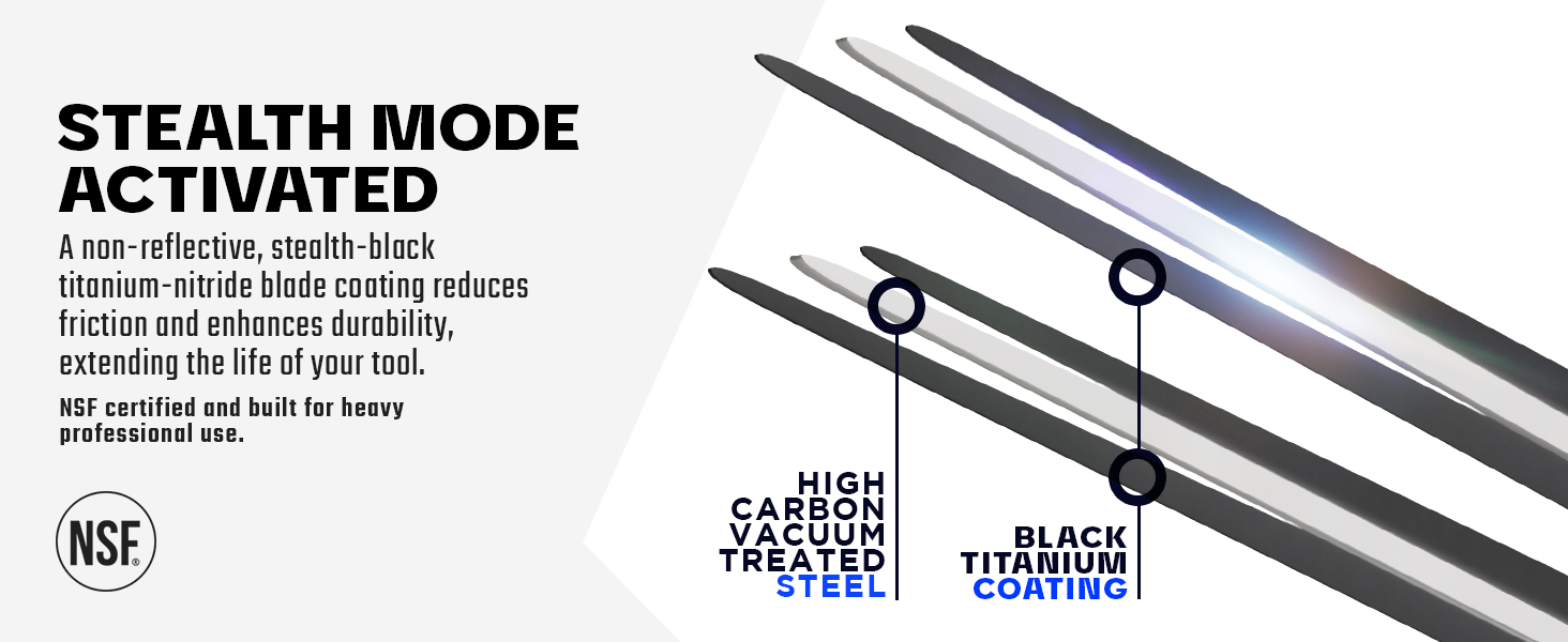 Dalstrong Meat Fork - 8.5 inch - Shadow Black Series - Black Titanium Nitride Coated - High Carbon 7CR17MOV-X Steel - Barbecue Carving Fork - Kitchen Utensils - Two Pronged Fork - NSF Certified