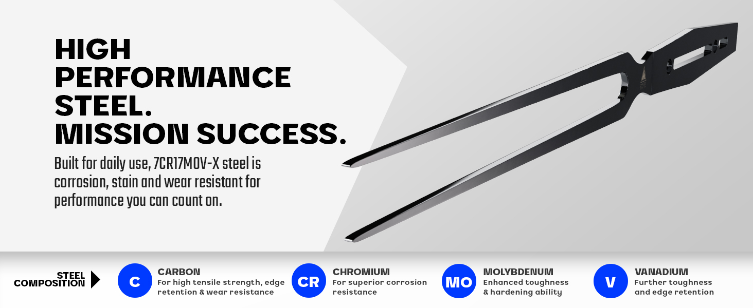 Dalstrong Meat Fork - 8.5 inch - Shadow Black Series - Black Titanium Nitride Coated - High Carbon 7CR17MOV-X Steel - Barbecue Carving Fork - Kitchen Utensils - Two Pronged Fork - NSF Certified