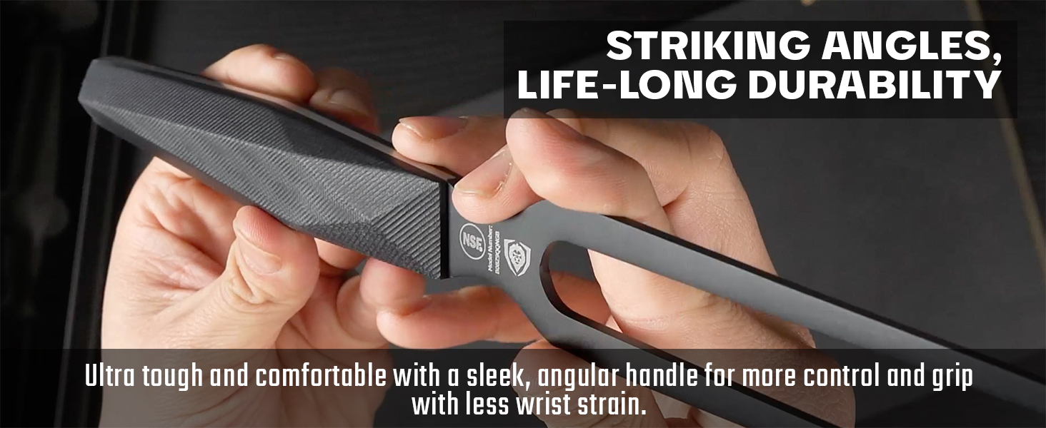 Dalstrong Meat Fork - 8.5 inch - Shadow Black Series - Black Titanium Nitride Coated - High Carbon 7CR17MOV-X Steel - Barbecue Carving Fork - Kitchen Utensils - Two Pronged Fork - NSF Certified