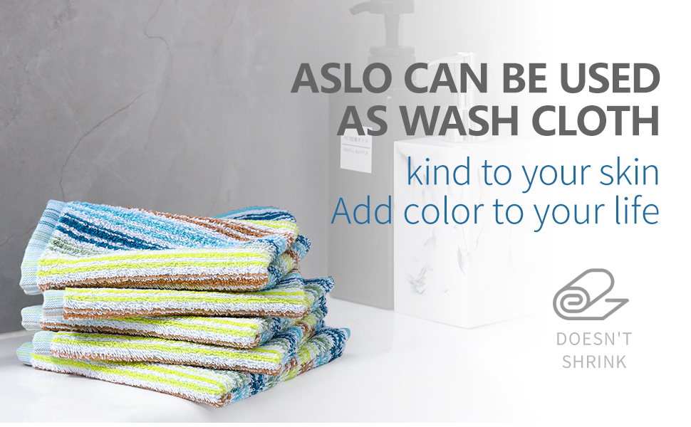 Oeleky Kitchen Dishcloths for Washing Dishes, Ultra Absorbent Dish Rags, Cotton Cleaning Cloths Pack of 8, 12x12 Inches (mix-1, 12x12 inch)