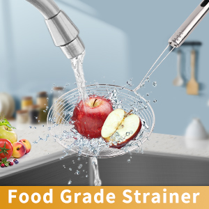 Versatile Stainless Steel Spider Strainer/Skimmer/Ladle for Cooking and Frying, Chirano Kitchen Gadgets Wire Strainer Pasta Strainer Spoon (6 Inch)