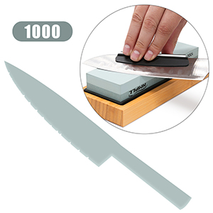 Knife Sharpening Stone Set, Professional Whetstone 4 Side Grit 400/1000 3000/8000, Whetstone Knife Sharpener Stone Set Include Non-slip Base, Leather Strop, Flattening Stone & Angle Guide