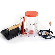 Blackstone Egg & Omelet Ring Kit (7 Piece Set) – Non Stick Silicone Egg & Omelette Cooker Mold for Pancake, Patties & English Muffin – Round Egg Cooking Shaper–Griddle Accessories for Breakfast - 5515