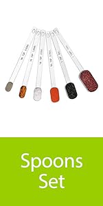 1Pack Mini Measuring Spoons Set, Heavy Duty Stainless Steel Teaspoon for Cooking and Baking, Suitable for Small Amount of Dry or Liquid Ingredients and Spices