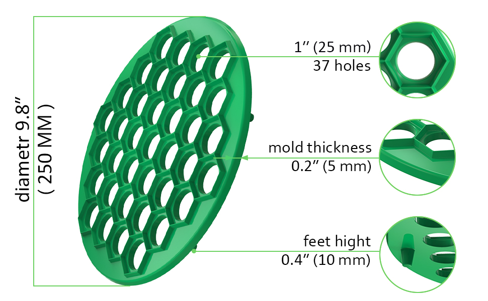 Dumpling Maker - Plastic Pelmeni Maker - Russian Ukrainian Dumpling Mold Machine Press Ravioli Mould Cutter - Delicious Dumplings Siberian Meat Pelmeni Kitchen Supplies