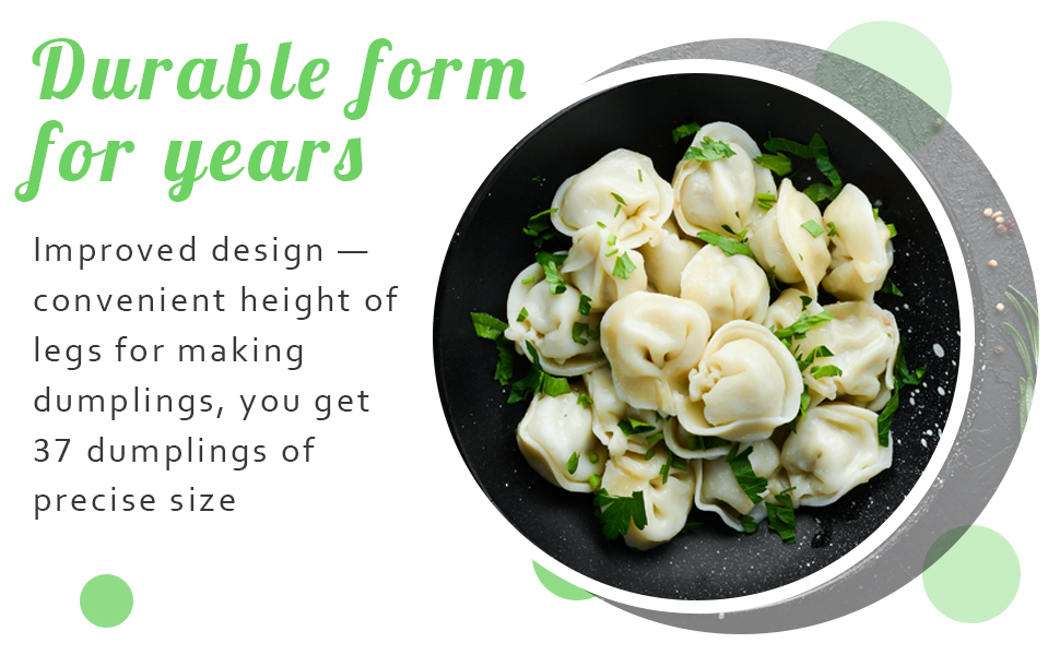 Dumpling Maker - Plastic Pelmeni Maker - Russian Ukrainian Dumpling Mold Machine Press Ravioli Mould Cutter - Delicious Dumplings Siberian Meat Pelmeni Kitchen Supplies