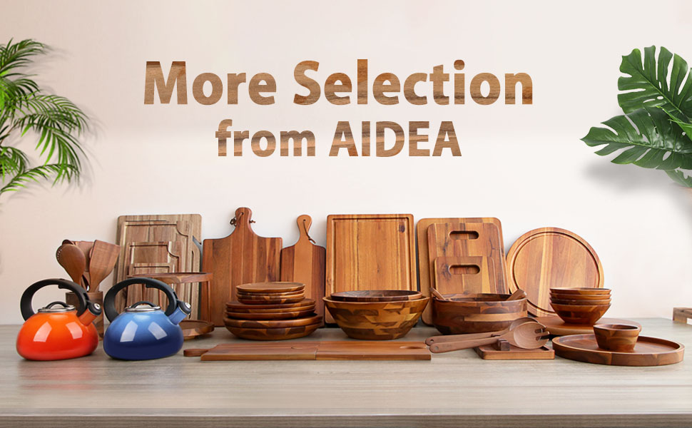 Acacia Wood Cutting Board Set with Juice Groove (3 Pieces), Organic Wooden Cutting Boards for kitchen, Butcher Block Cutting Board for Meat, Vegetable, Wooden Chopping Board 15x10, 12x8, 9x6 inch