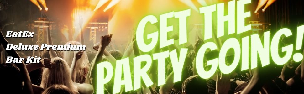 Bar Set Cocktail Shaker Set, Stainless Steel Mixology Bartender Kit, 16 Piece Cocktail Kit, Silver Cocktail Set, Bar Tools: 30oz Martini Shaker, Muddler, Bar Kit Cocktail Book, Jigger and Pourers