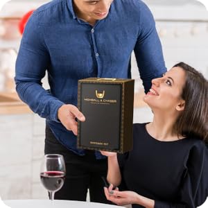 Highball & Chaser Bartender Kit with Espresso Bamboo Stand. Beautiful Cobbler Cocktail Shaker Set with Bar Tools Rustproof Stainless Steel Bar Set (Matte Gold)