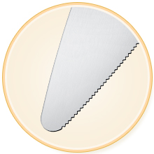 3 Pieces Pie Server Set Stainless Steel Pie Spatula Serrated with Comfortable Handle, Easy to Grip for Cutting and Serving Desserts Pizza and Cake