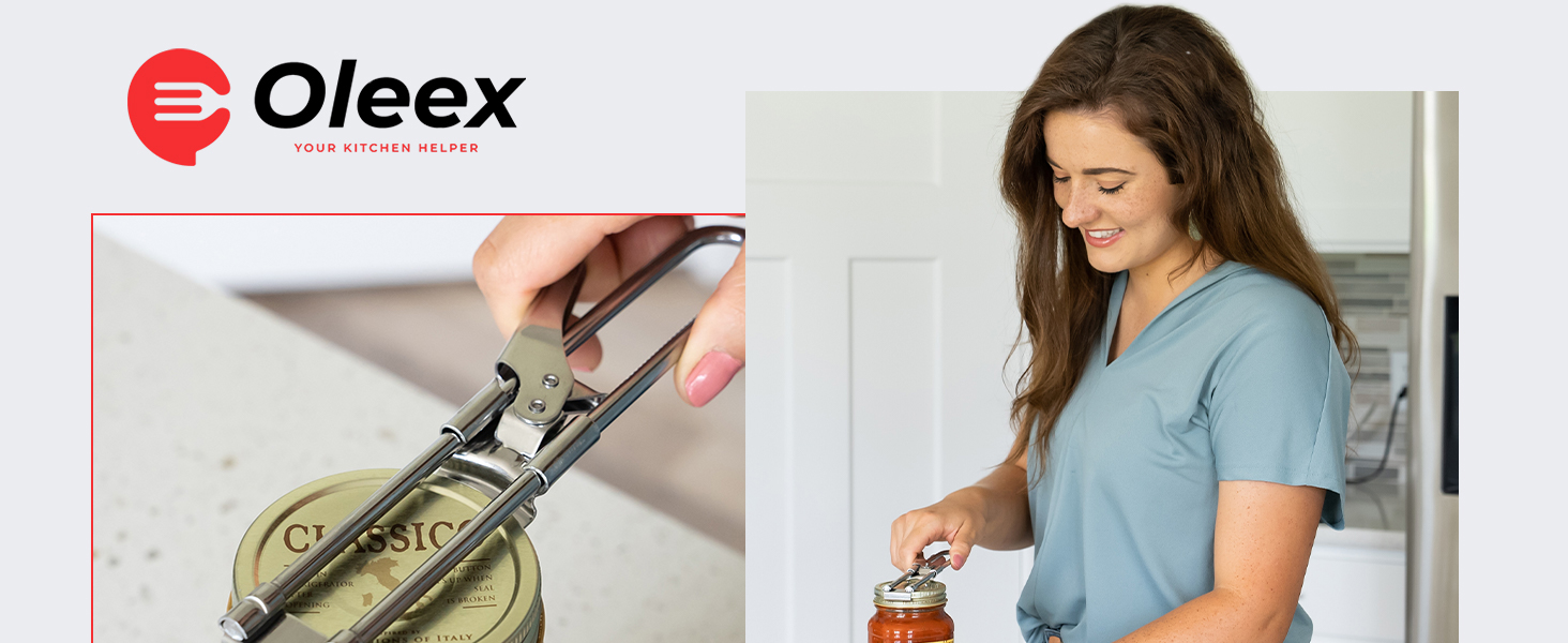 Oleex Jar Opener for Weak Hands (x2) with Keychain Bottle Cap Opener. Easy Seniors Arthritis, Kids Openers. Gripper Tight Lid Opener, Kitchen Gadgets