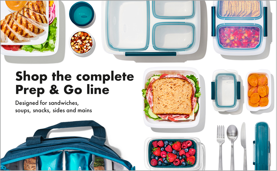 OXO Good Grips Prep & Go Container with Colander