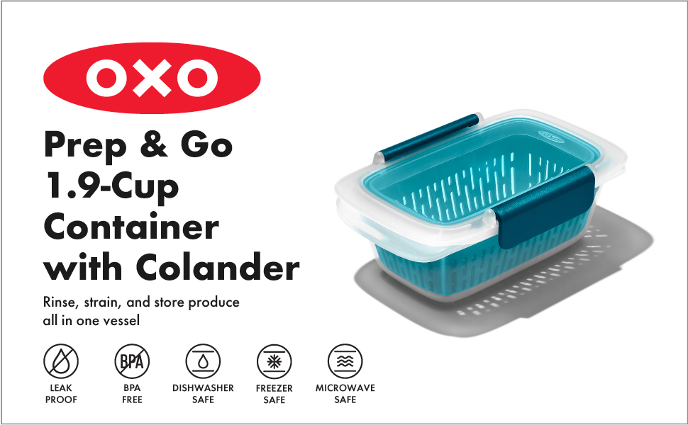 OXO Good Grips Prep & Go Container with Colander