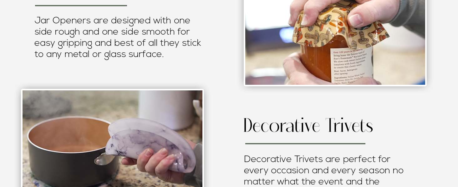 Andreas Silicone Jar Opener, GG Sage Bird – 6.25