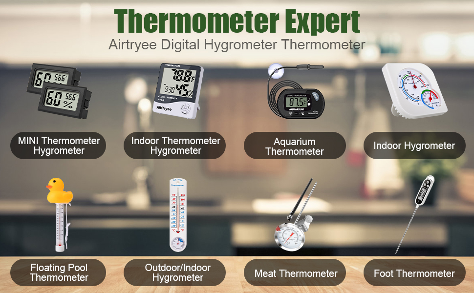 Candy Thermometer Cooking Thermometer with Instant Read Dial Meat Thermometer for Cooking Candy Deep Fry Oven by AikTryee