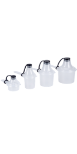 Plastic Measuring Scoop, (29.6 cc | 2 tablespoon | 1/8 Cup | 29.6 mL) Long Handle Spoons for Powders, Granules, Coffee, Pet Food, Baking Supplies, Protein and Other Dry Goods, BPA Free (Set of 3)