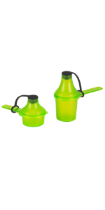 Plastic Measuring Scoop, (29.6 cc | 2 tablespoon | 1/8 Cup | 29.6 mL) Long Handle Spoons for Powders, Granules, Coffee, Pet Food, Baking Supplies, Protein and Other Dry Goods, BPA Free (Set of 3)