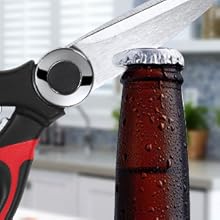 Kitchen Scissor For General Use 2-Packs,Heavy Duty Kitchen Raptor Meat Shears,Dishwasher Safe Cooking Scissors, Stainless Steel Multi-function Scissors For Food,Chicken,Poultry, Fish, Pizza,Herbs