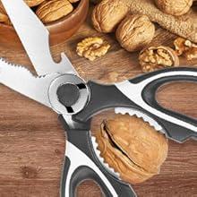 Kitchen Scissor For General Use 2-Packs,Heavy Duty Kitchen Raptor Meat Shears,Dishwasher Safe Cooking Scissors, Stainless Steel Multi-function Scissors For Food,Chicken,Poultry, Fish, Pizza,Herbs