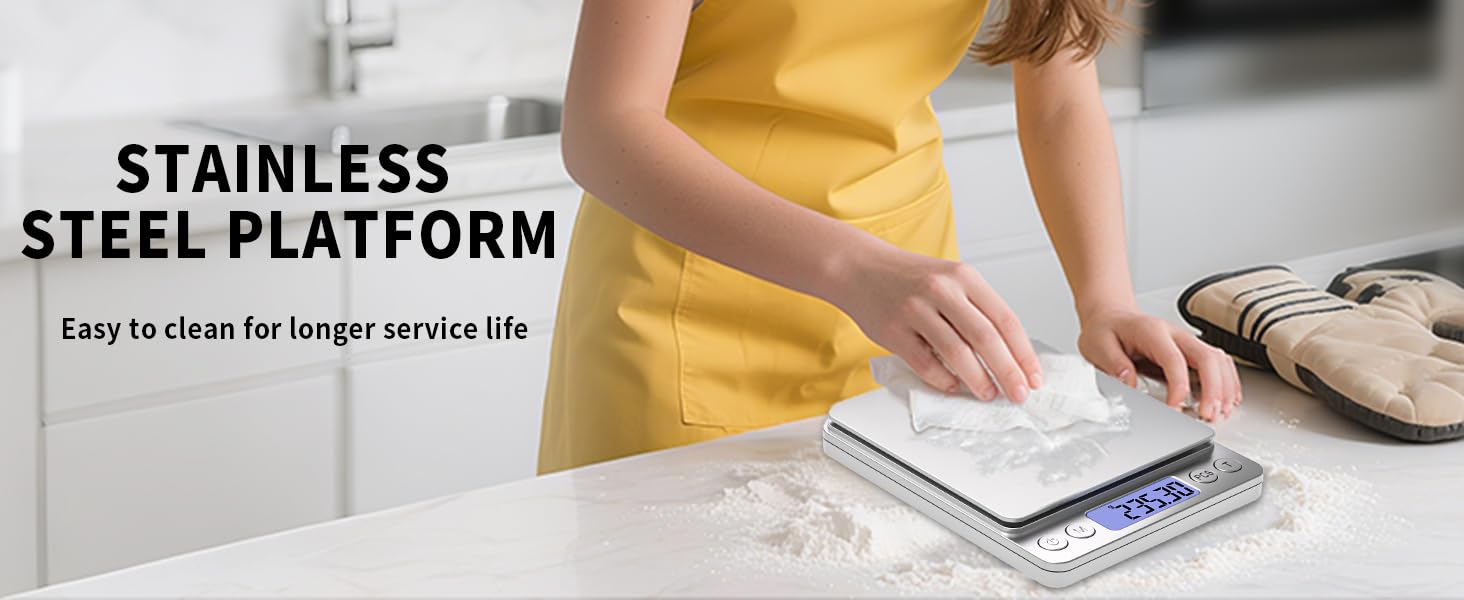 Gram Scale Small Digital Food Scale, 500g by 0.01Gram/0.001Ounce, Accurate Weighting, MEIYA Multifunction Kitchen Scale for Jewelry/Baking/Soap, 9 Units, Tare Function, LCD Display, Including Battery