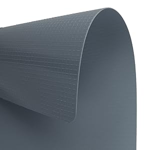 ZVP Flexible Plastic Cutting Board Set of 5 Gradient Color, Colorful Chopping Boards, BPA Free Mats, Non-Slip, Dishwasher Safe, 15x12 Inch, Gray Neutral Colors