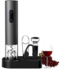 COKUNST Electric Wine Opener, Rechargeable Automatic Wine Corkscrew Bottle Opener With Foil Cutter, Type-C Charging Wine Openers With LED Light For Home Party Restaurant Wedding Gifts