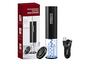 COKUNST Electric Wine Opener, Rechargeable Automatic Wine Corkscrew Bottle Opener With Foil Cutter, Type-C Charging Wine Openers With LED Light For Home Party Restaurant Wedding Gifts