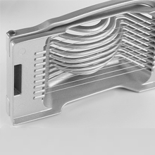 Egg Slicer for Hard Boiled Eggs, Stainless Steel Wire, Multipurpose Heavy Duty Aluminium Egg Cutter Dishwasher Safe for Egg, Salads & Sandwiches, Strawberries, Mushrooms & Soft Cheese, Fruit, Sliver