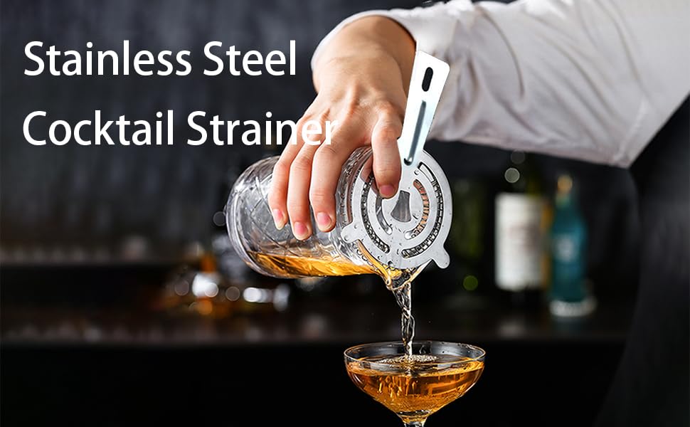 WUWEOT 9 Pack Cocktail Strainer, 6